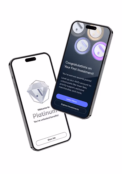 Altify mobile interface design